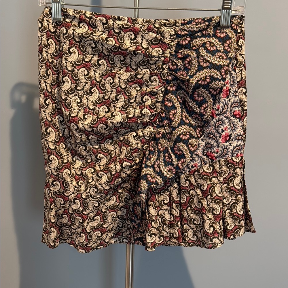 Paisley Print Skirt